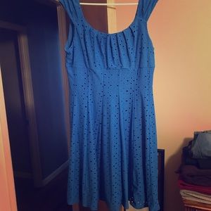 Royal blue summer dress